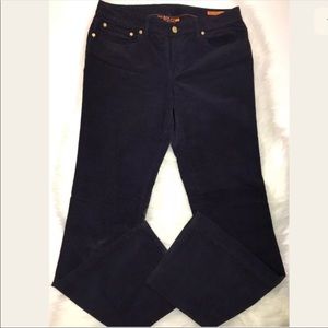Tory Burch navy corduroy pants